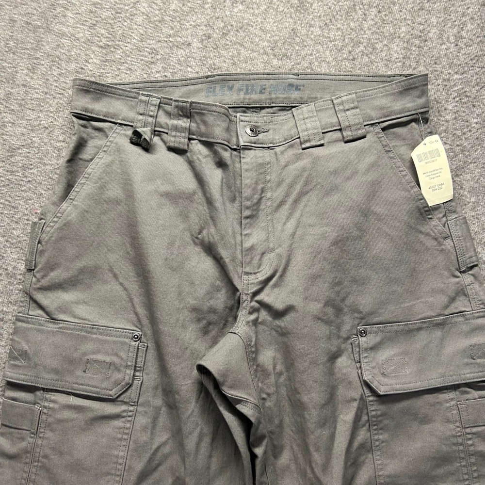 Duluth Trading Co Mens DuluthFlex Fire Hose Relaxed Fit Cargo Work Pants 34x30